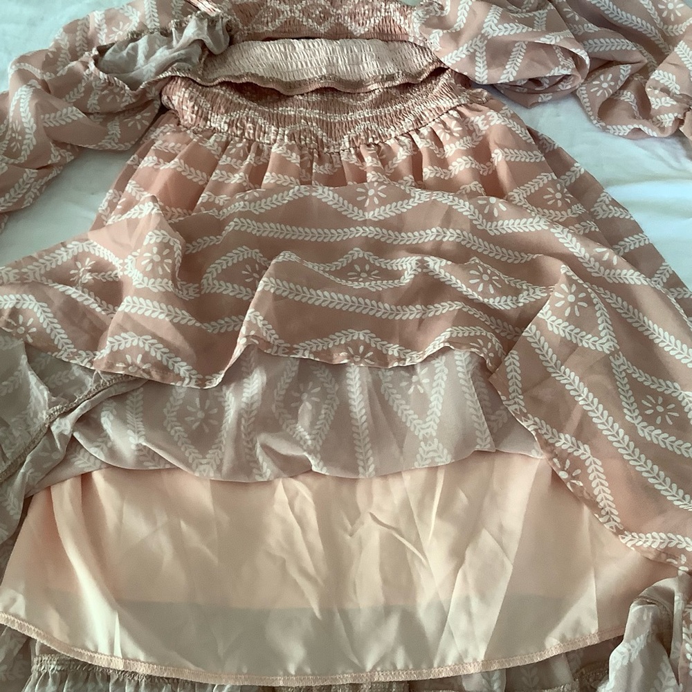 NWT New Simplee Appeal Dress long sleeve shoulder off Size Large - Picture 8 of 13